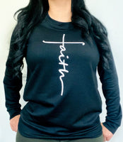 Cross Faith Print Pullover