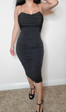 Ruched Midi Dress