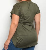Olive Plus Size Top