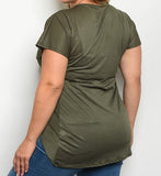 Olive Plus Size Top