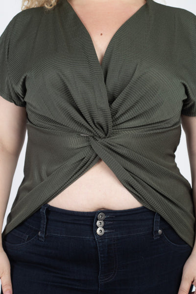 Olive Plus Size Top