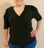 Black Plus Size Top