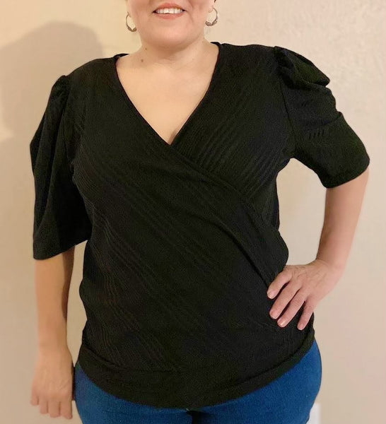 Black Plus Size Top