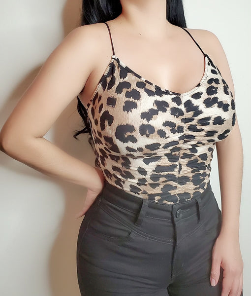 Brown/Combo Bodysuit
