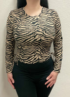 Tiger Print Top