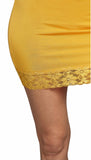 Sun Baked Lace Hem Mini Skirt