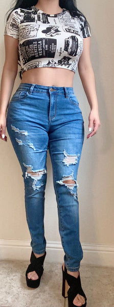 Skinny Ripped Jeans