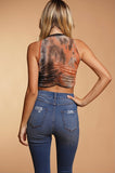 Skinny Curvy Fit Denim High Rise Jeans