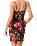 Strappy Overlap Cami Dress